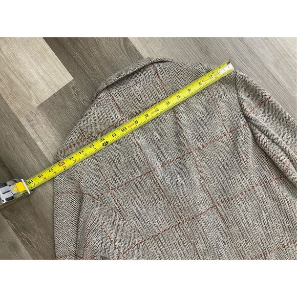 Rag & Bone Slade Blazer Gray Red Check Jacket, Size Medium, MSRP $600 - Picture 7 of 14